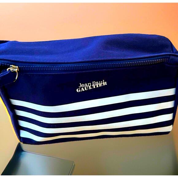 Jean Paul Gaultier Handbags - Jean Paul Gaultier Classique- Travel Toiletry Bag - Makeup Tote - Vacation Bag